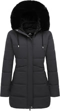Women's Winter Puffer Coat Thicken Fleece Lined Down Jacket - Warm be