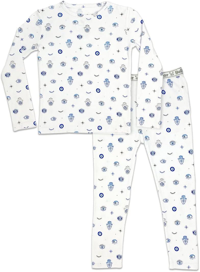 Bellabu Bear Two-Piece Pajama Set for Boys & Girls