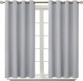 BGment Room Darkening Curtains 54 in - Light Grey Blackout Panels