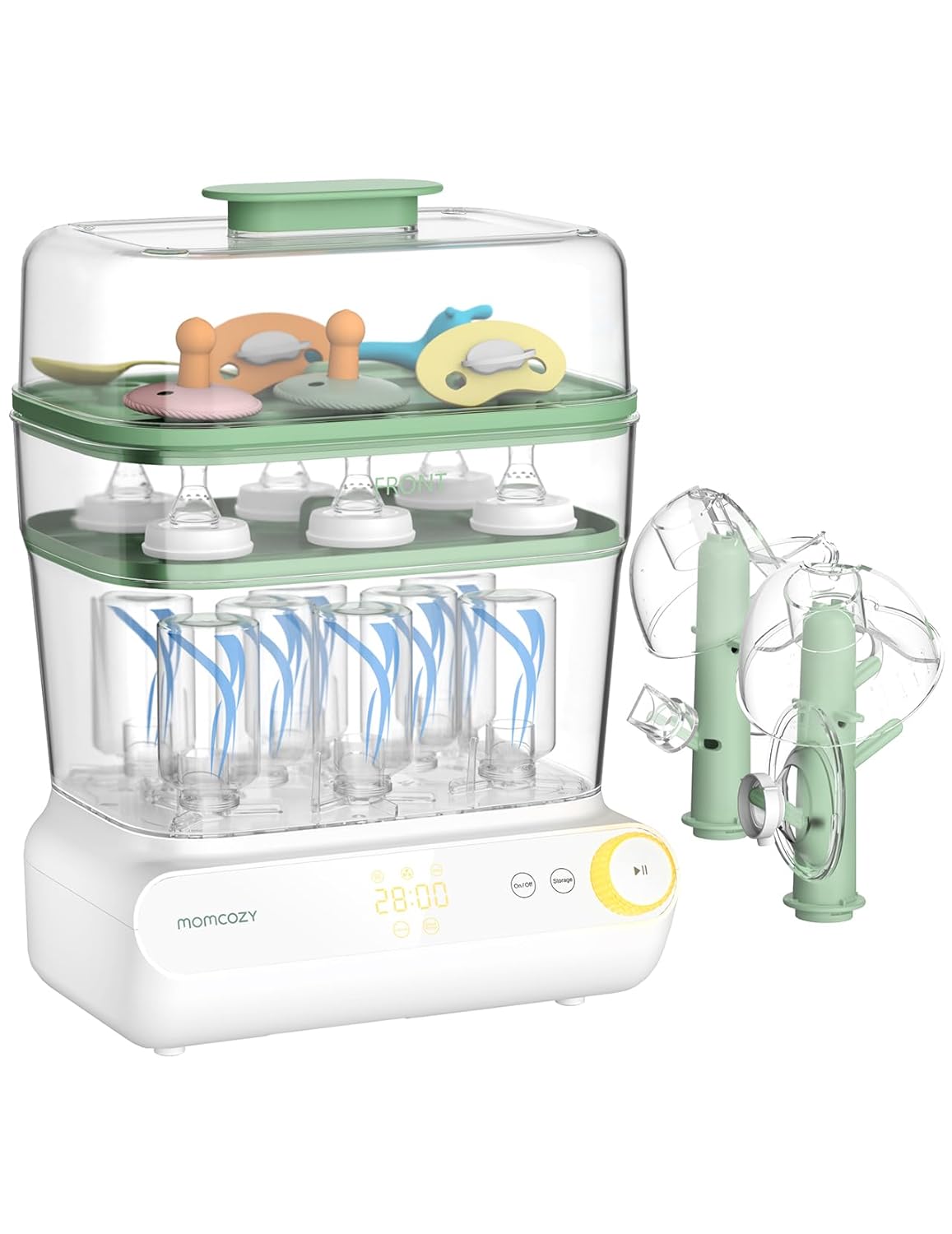 Momcozy 3 Layers Large Bottle Sterilizer and Dryer for Baby