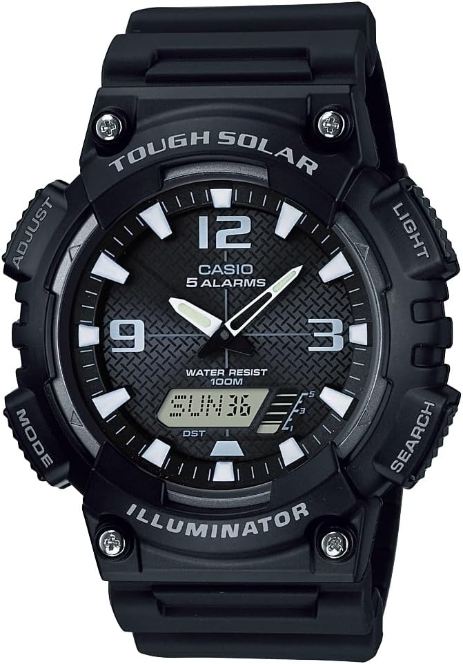 Casio Solar Digital Watch | 100M WR | Stopwatch | Multifunctional