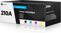 210A Toner Cartridges 4 Pack Compatible for Color Laser Jet Pro