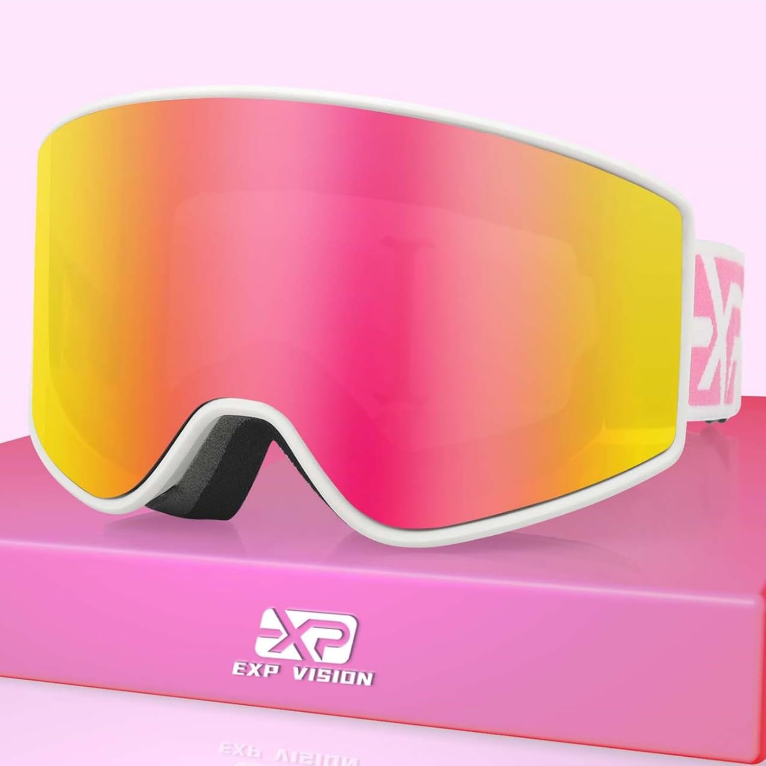 EXP VISION Ski Goggles: Over Glasses Fit