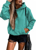Women's Casual Hoodies Oversized Pullover Sweatshirt - Lightweight