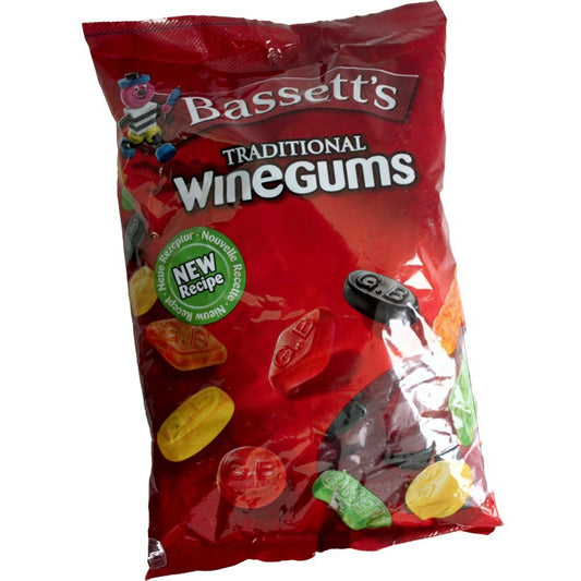 Basset's Traditional Wine Gums - Fruity Gummy Candy Delight