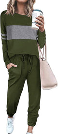 Womens 2 Piece Lounge Set Tracksuit - Cozy Everyday Travel Women's