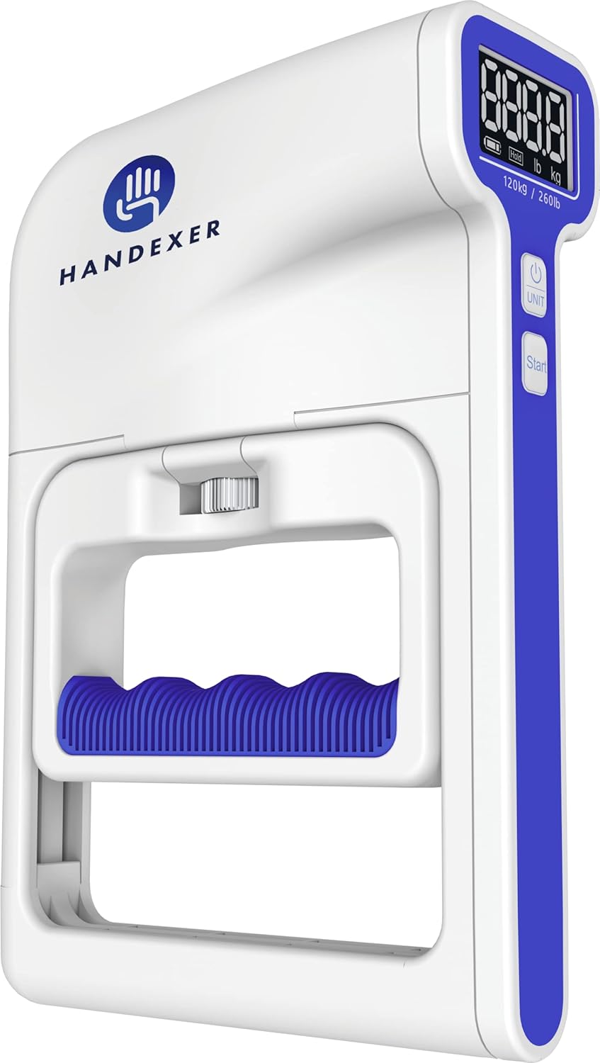 Grip Strength Tester 265lb Digital Hand Dynamometer for Training