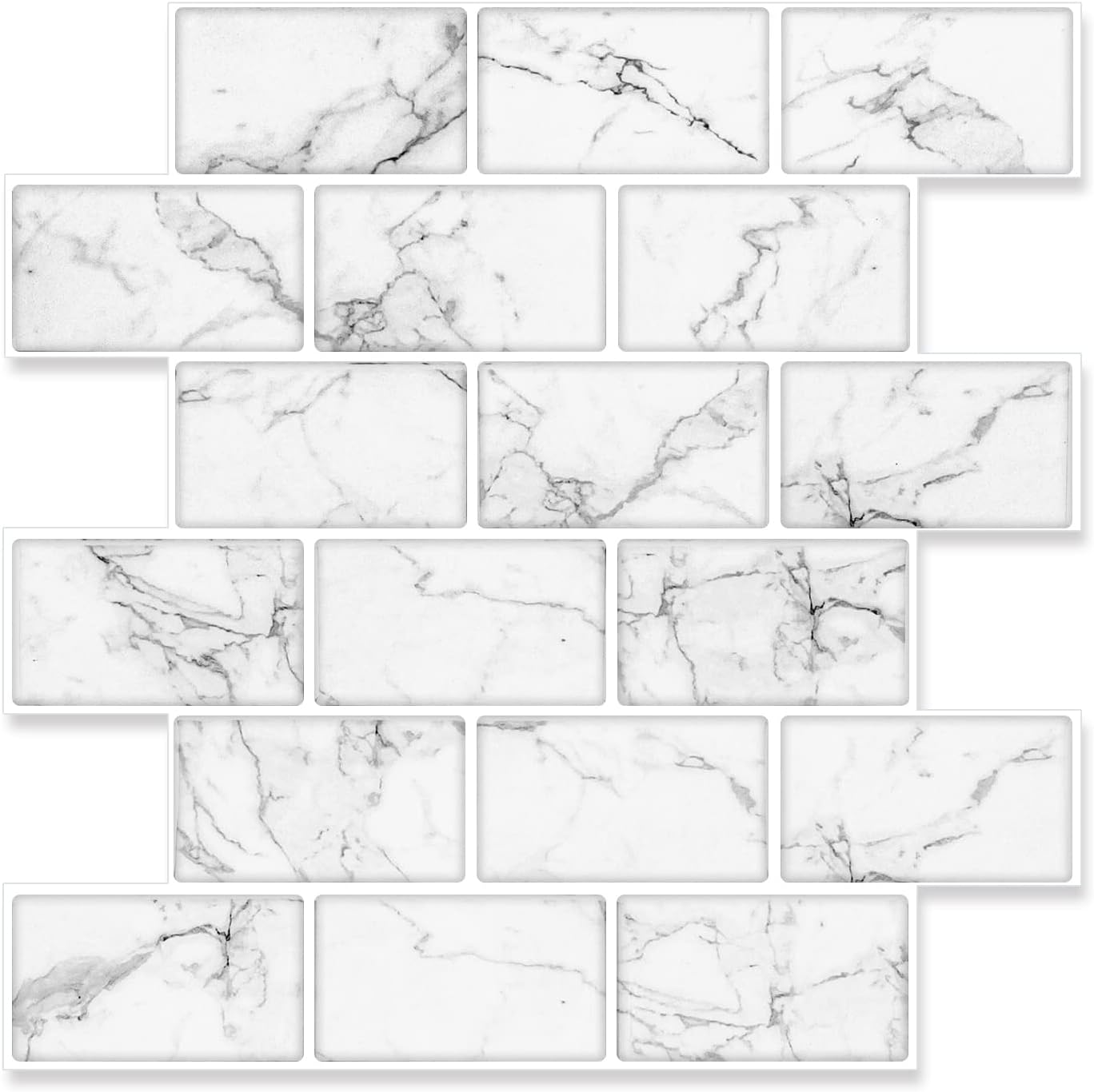 STICKGOO 10-Sheet Subway Tiles for Stylish Kitchen Backsplash