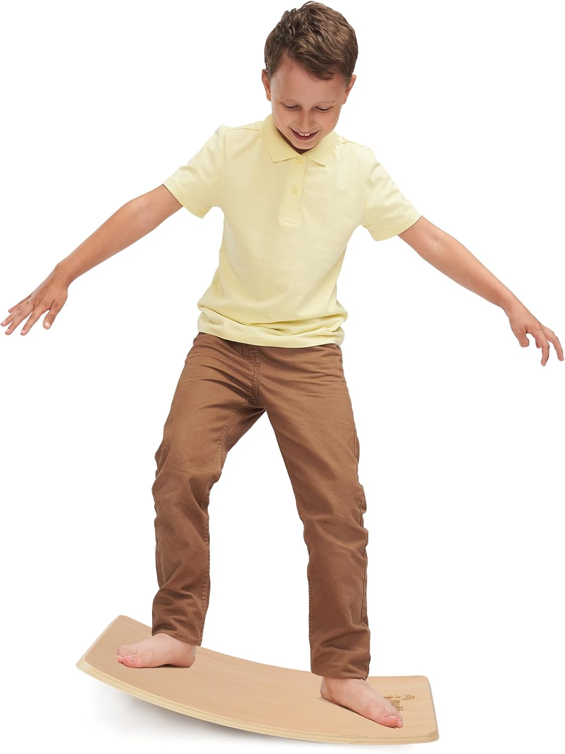 Montessori Wooden Wobble Board for Kids & Adults - Fun Balance Toy