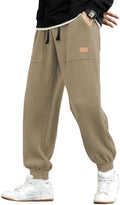 Mens Corduroy Joggers Pants Casual Cargo - Comfortable Baggy Fit Men's