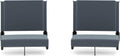 Portable Stadium Seats Pack of 2 - 500 lb Capacity Dark Blue