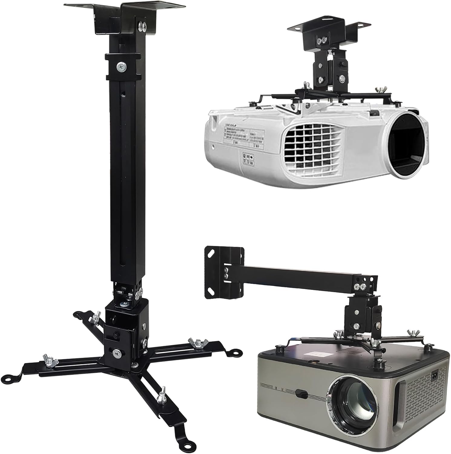 Universal Projector Mount - Height Adjustable & Versatile Expansion Arm