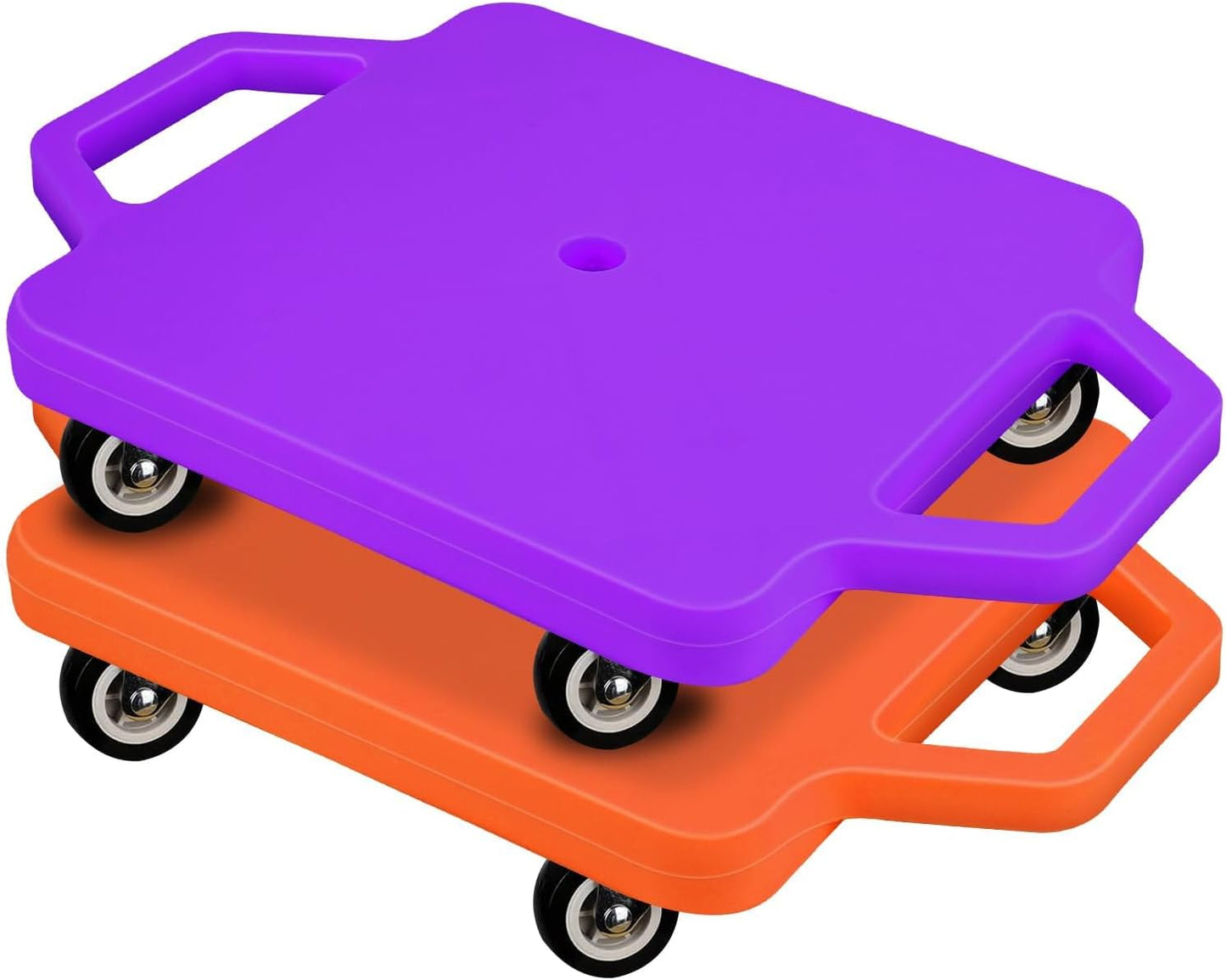 Sports Scooter Board with Handles for Fun Indoor Outdoor Play