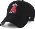 47 Brand MLB Black Team Color Primary Logo MVP Adjustable Cap