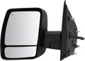 TRQ Driver Side Power Heated Mirror Chrome Cover Compatible