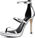 Stiletto Women High Heels 4.3 in Platform Peep Toe - Elegant Comfort 0