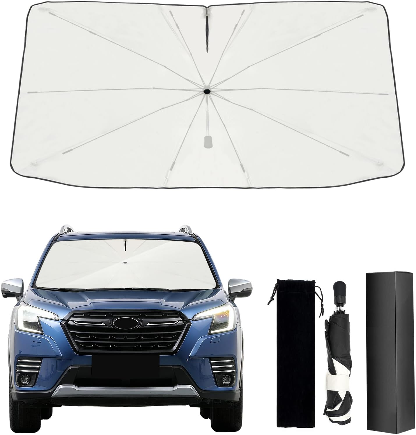 Upgraded Portable Sunshade for Subaru Forester 2019-2024