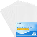 100Pcs White Poster Board 11.7x16.5 in 230G - Bulk Classroom Pack