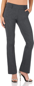 Rekucci Women's Ease into Comfort Classic Bootcut Pant (Style R9XQ)