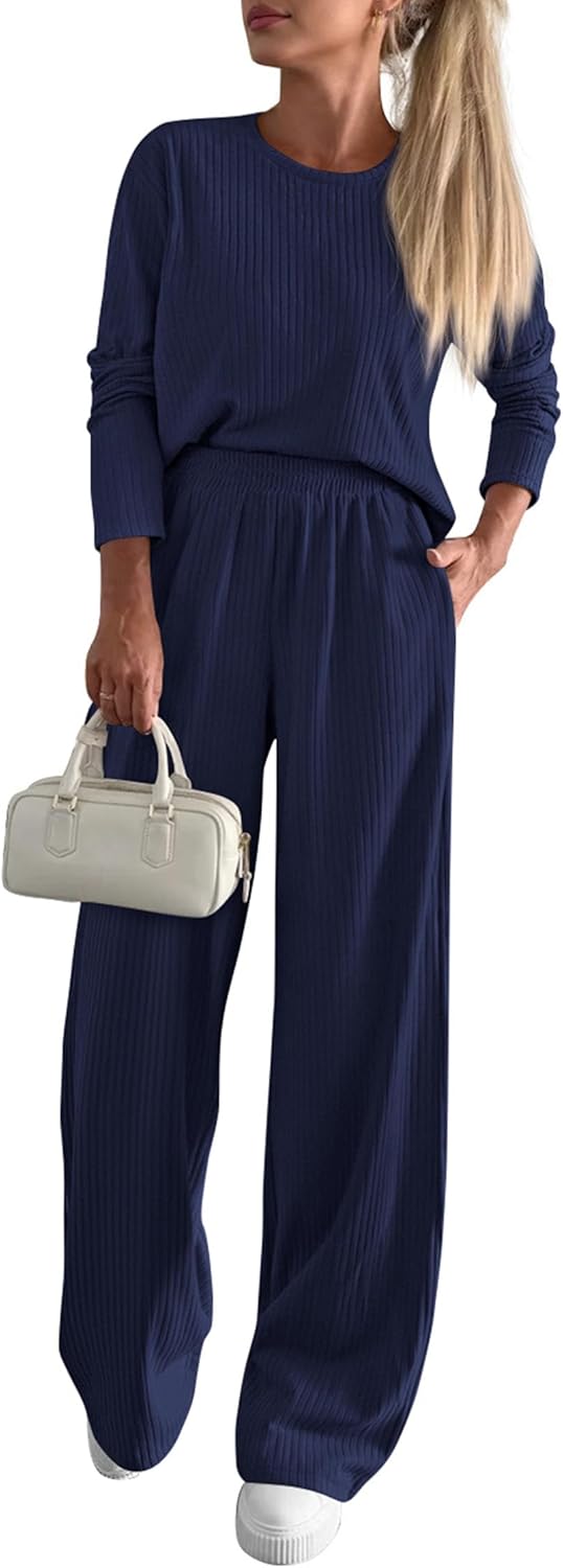 KIRUNDO Fall 2 Piece Lounge Sets for Women - Cozy Comfort
