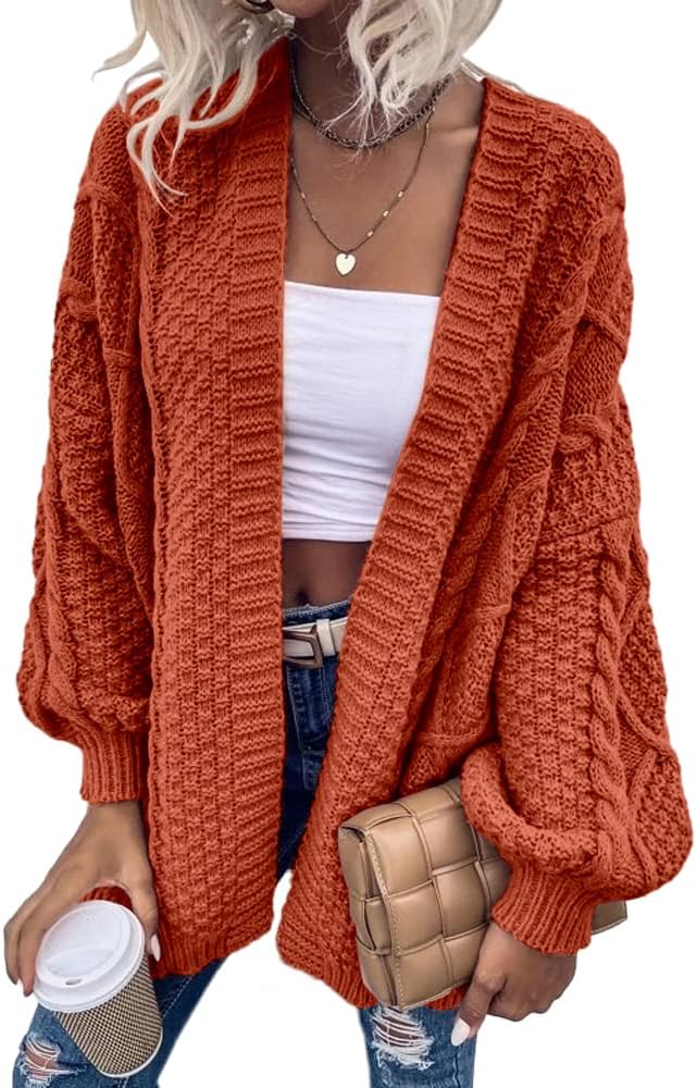 Dyexces Womens Oversized Cardigan Sweaters for Cozy Style