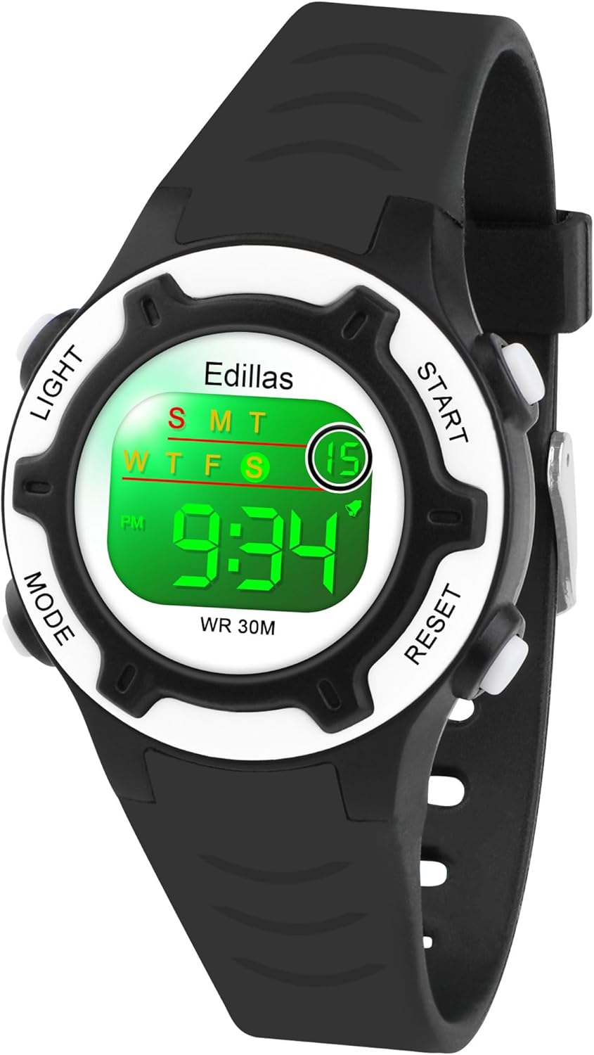 Yadelai Kids Digital Watch: Waterproof, Multifunctional, Ages 4-15