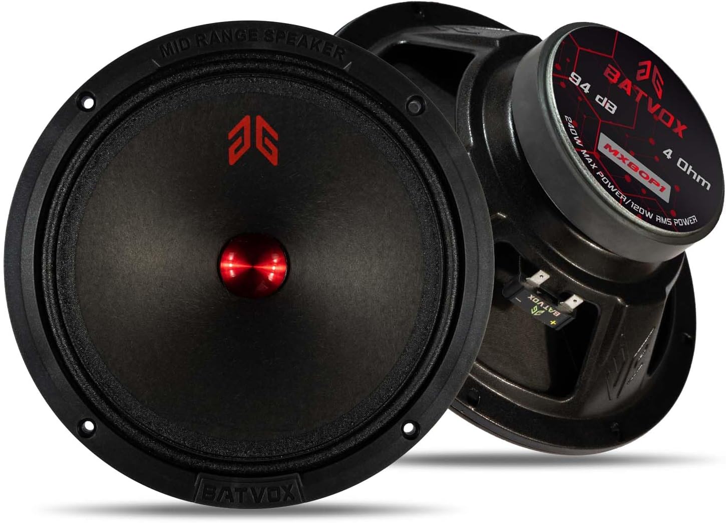 MX80P1 Loudspeaker 8 Inch Midrange for Premium Car Audio