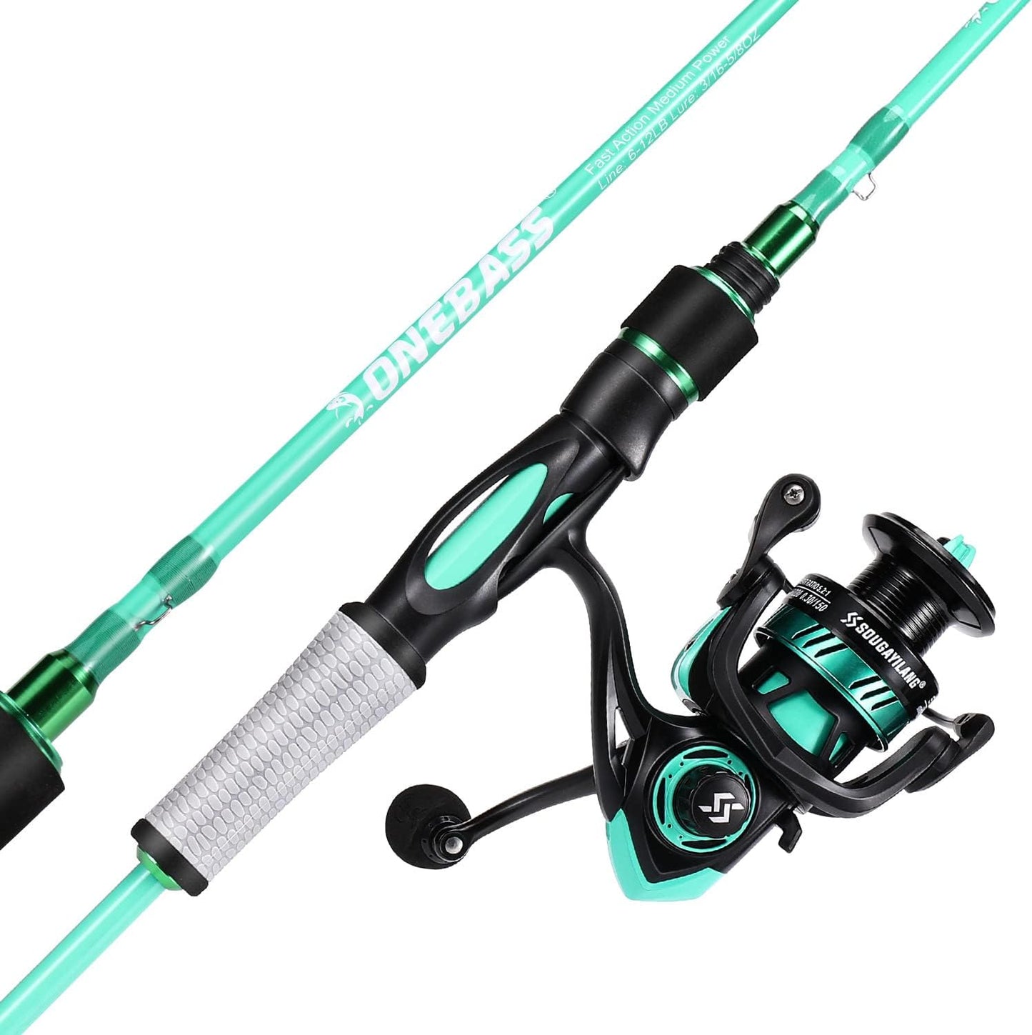 One Bass Spirit Flame Fishing Rod Reel Combo for Anglers