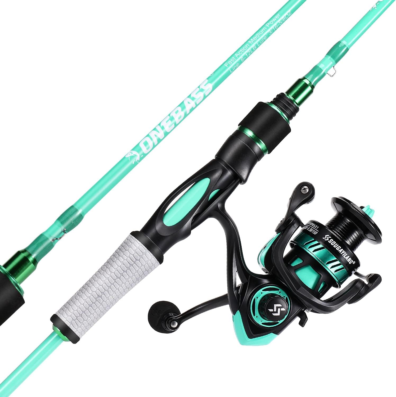 One Bass Spirit Flame Fishing Rod Reel Combo for Anglers