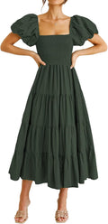 PRETTYGARDEN Women's Casual Summer Midi Dress (Style YHMW)
