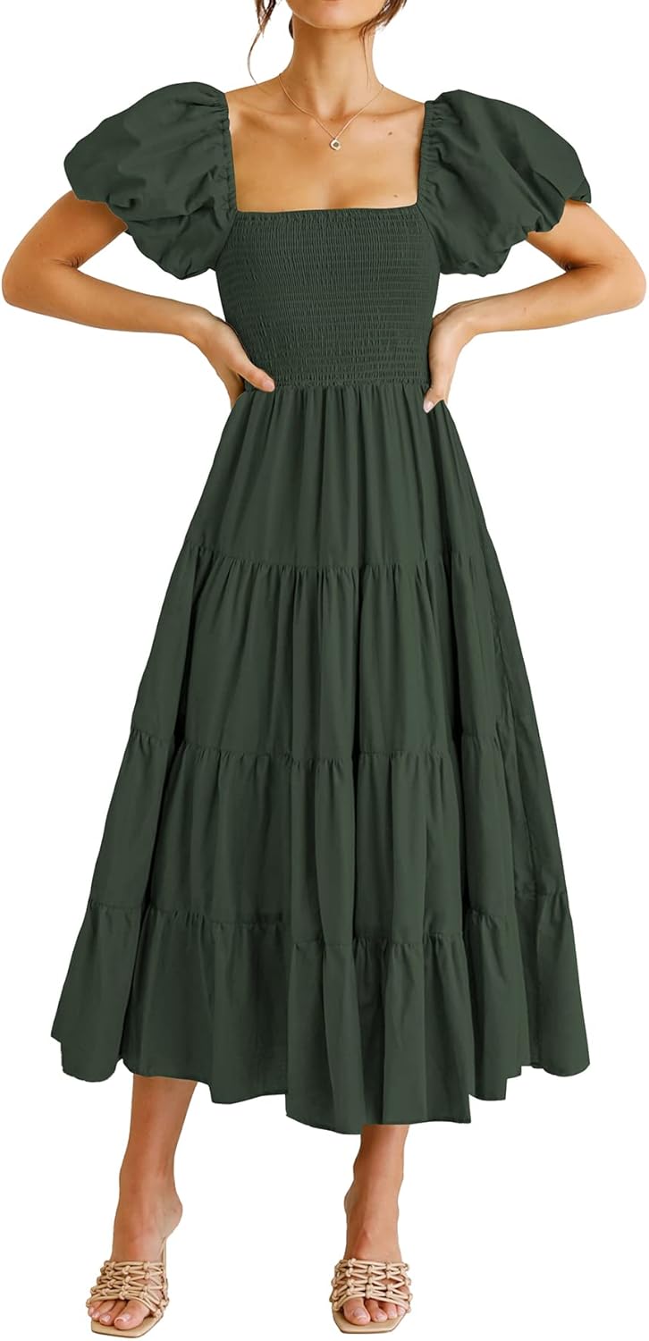 PRETTYGARDEN Women's Casual Summer Midi Dress for Every Occasion
