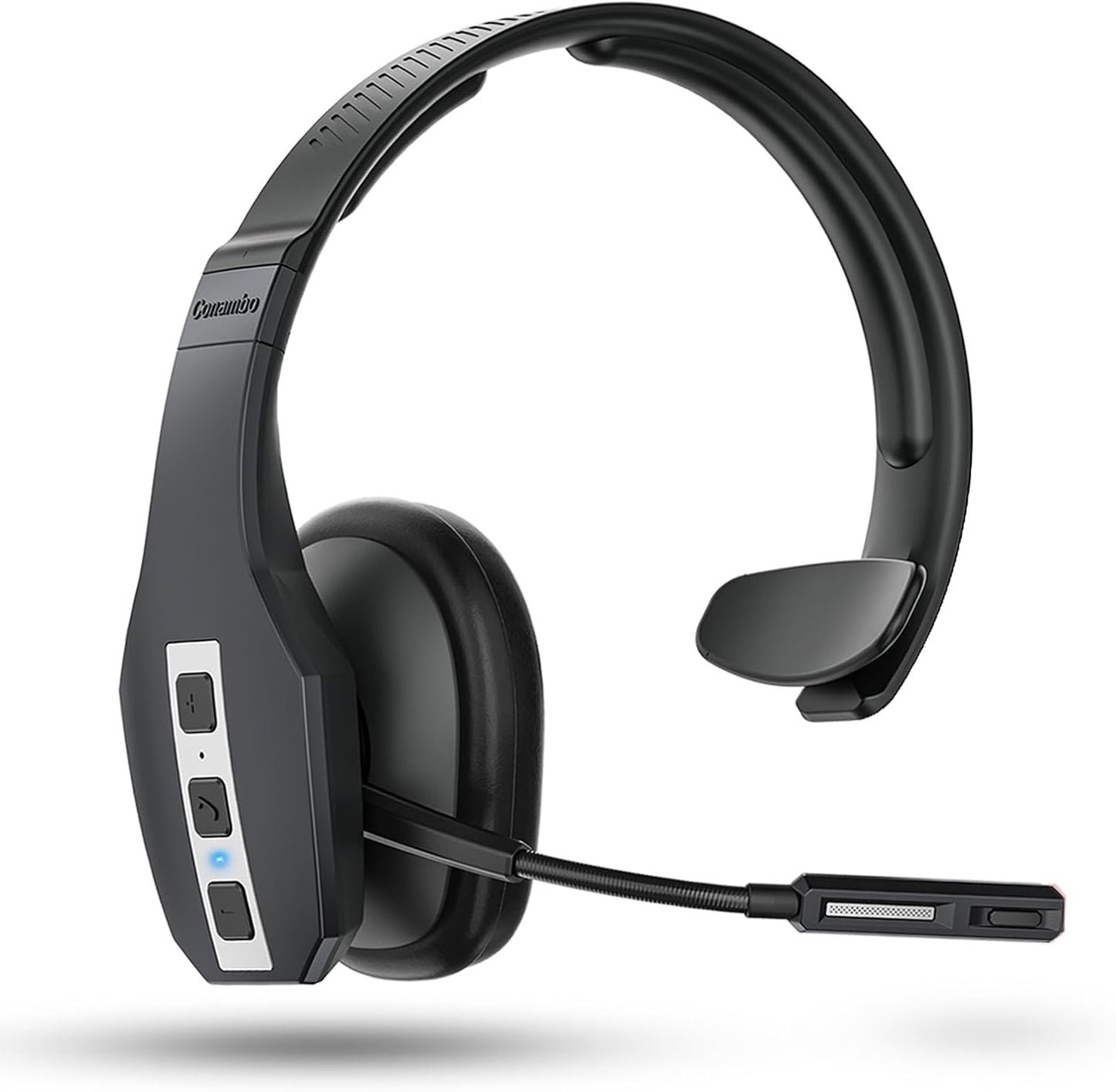 Conambo Trucker Bluetooth Headset, 3-Mic Noise Cancelling, 35Hrs Battery