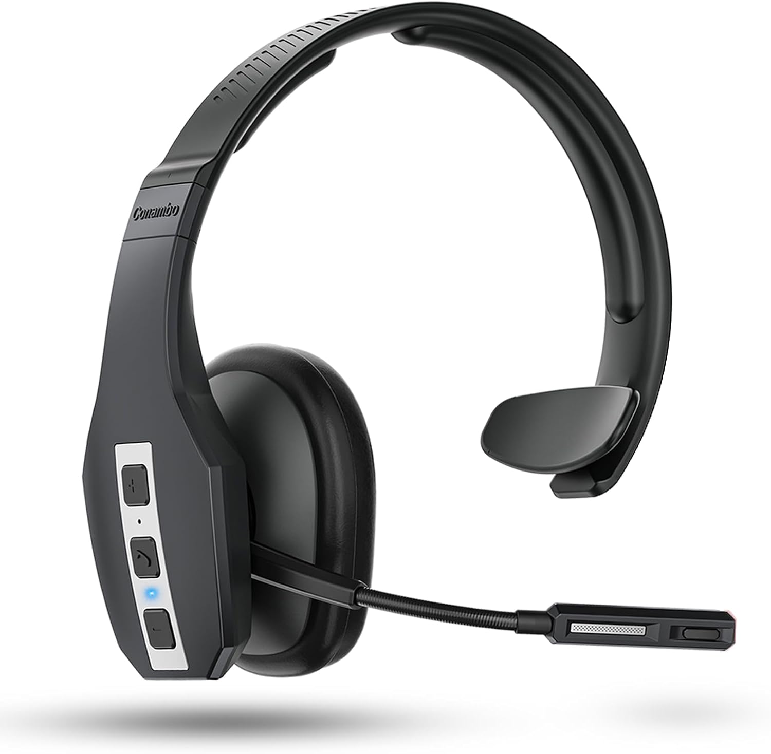 Conambo Trucker Bluetooth Headset, 3-Mic Noise Cancelling, 35Hrs Battery