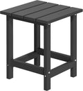 MUCHENGHY Adirondack Outdoor Side Table - Weather Resistant Patio