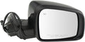 TRQ Right Passenger Mirror with Memory for 2011-18 Dodge Durango