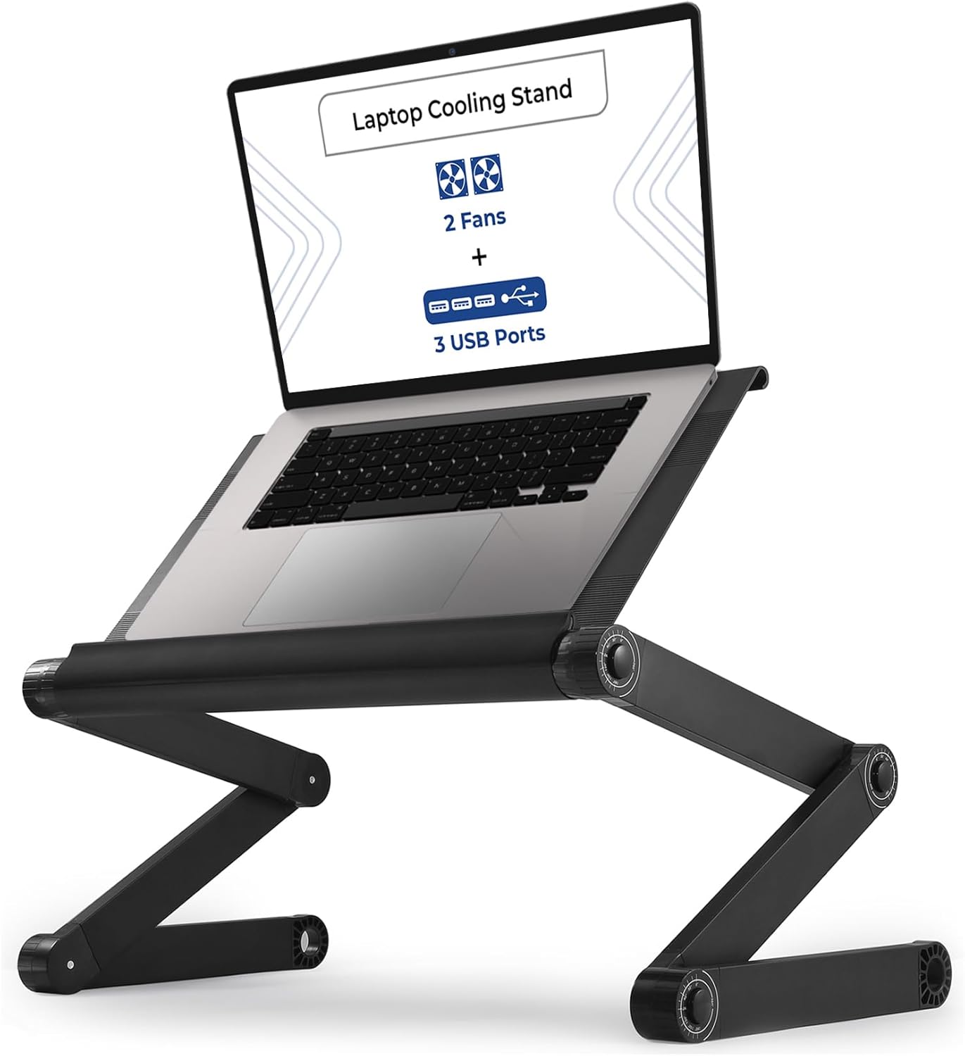 WorkEZ Executive Laptop Cooling Stand for Comfortable Use