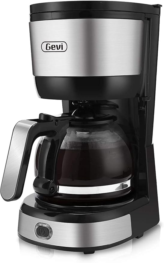 Gevi 4-Cup Coffee Maker with Auto-Shut Off for Fresh Brews