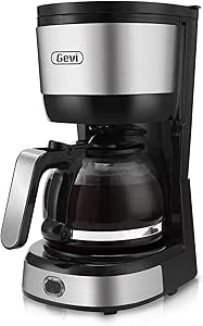 Gevi 4-Cup Coffee Maker with Auto-Shut Off for Easy Brewing