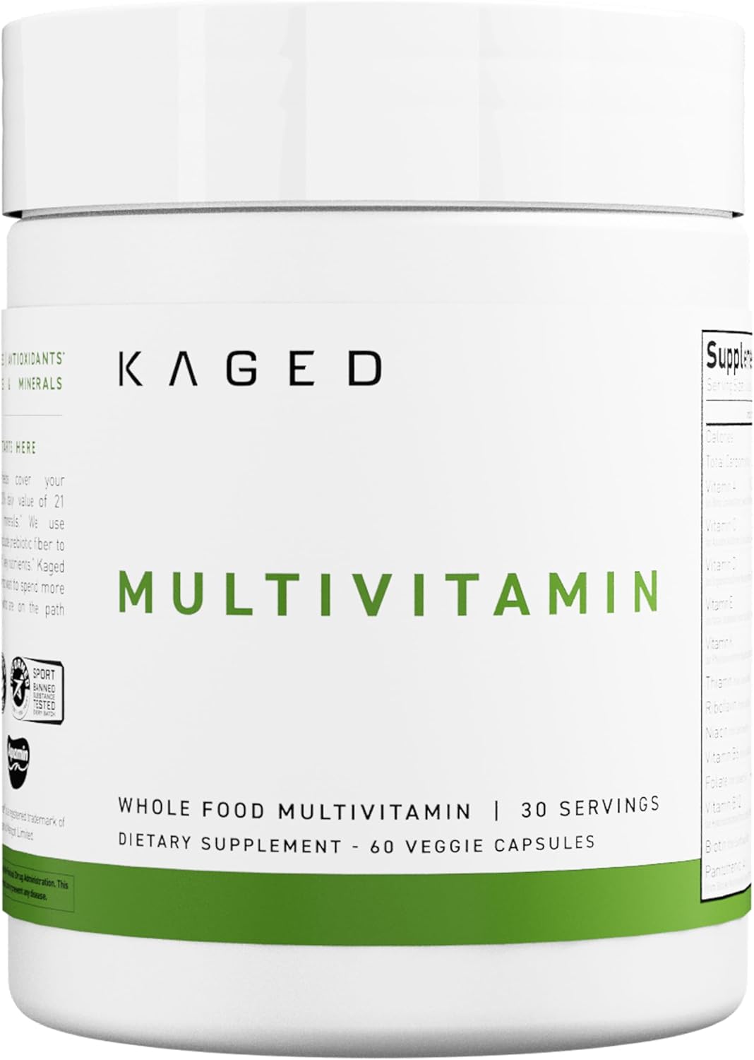 Kaged Multivitamin Capsules with Organic Fruits & Veggies
