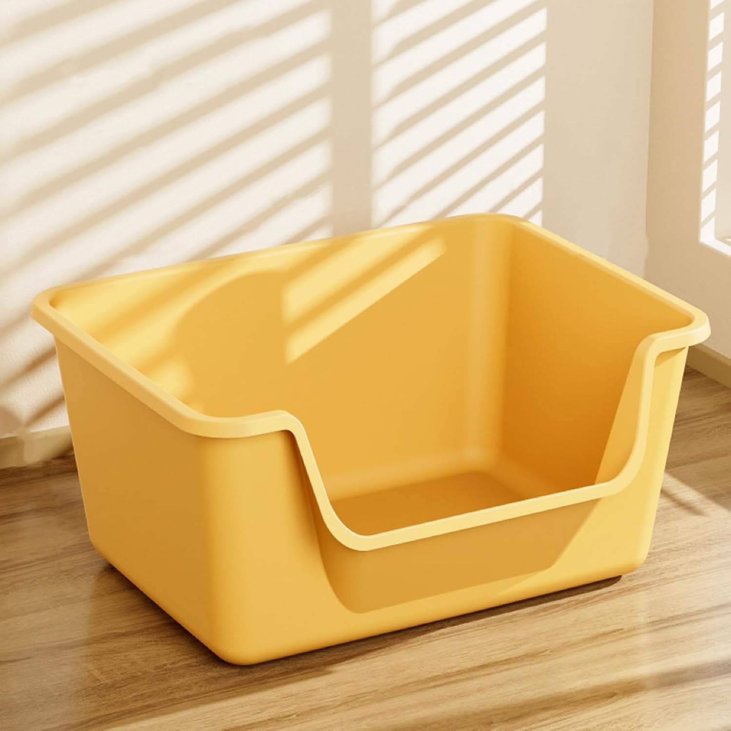 Large Cat Litter Box with High Sides for Easy Access and Comfort