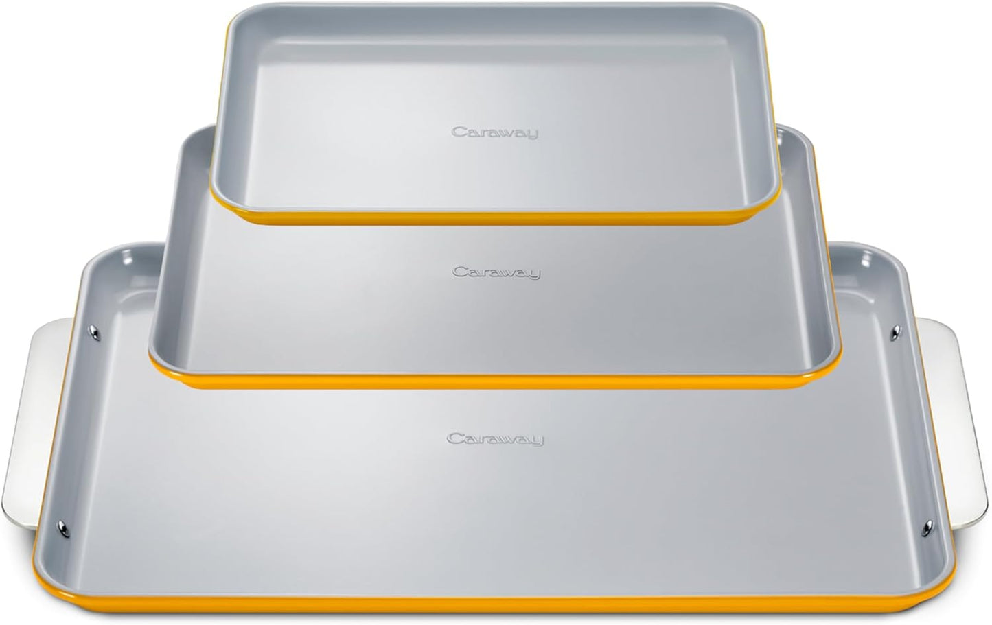 Caraway Non-Stick Ceramic Baking Sheet Trio for Healthy Baking