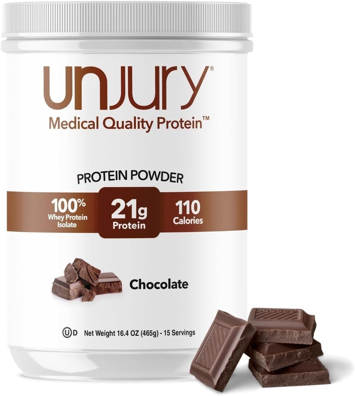 Unjury Whey Protein Powder - Delicious Chocolate Flavor for Health
