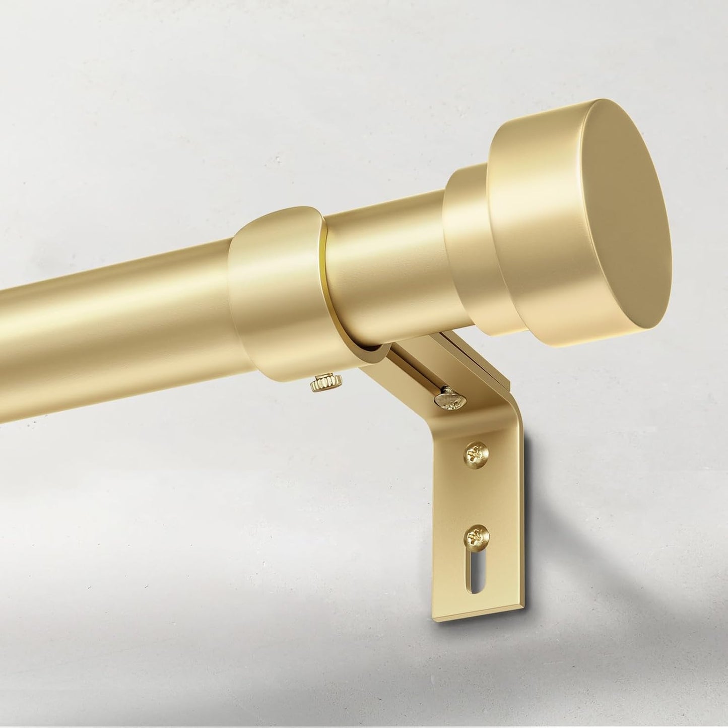 Extra Long Curtain Rods for Windows 32 to 240 Inch - Gold Heavy Duty