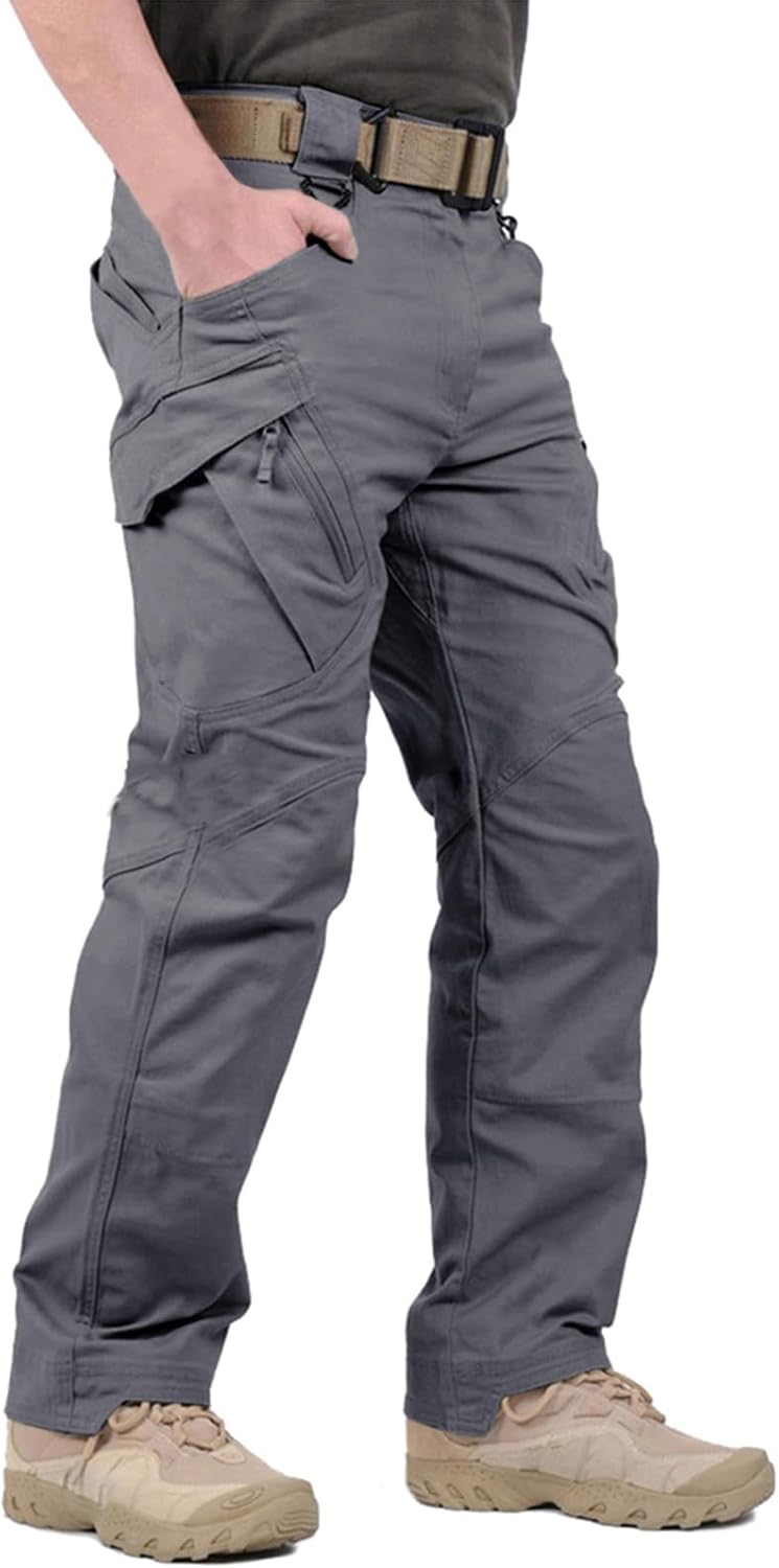 Men's Ripstop Tactical Pants Lightweight Water Resistant Cargo