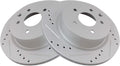 TRQ Rear Performance Brake Rotors Set Compatible with 2009-2023 Nissan