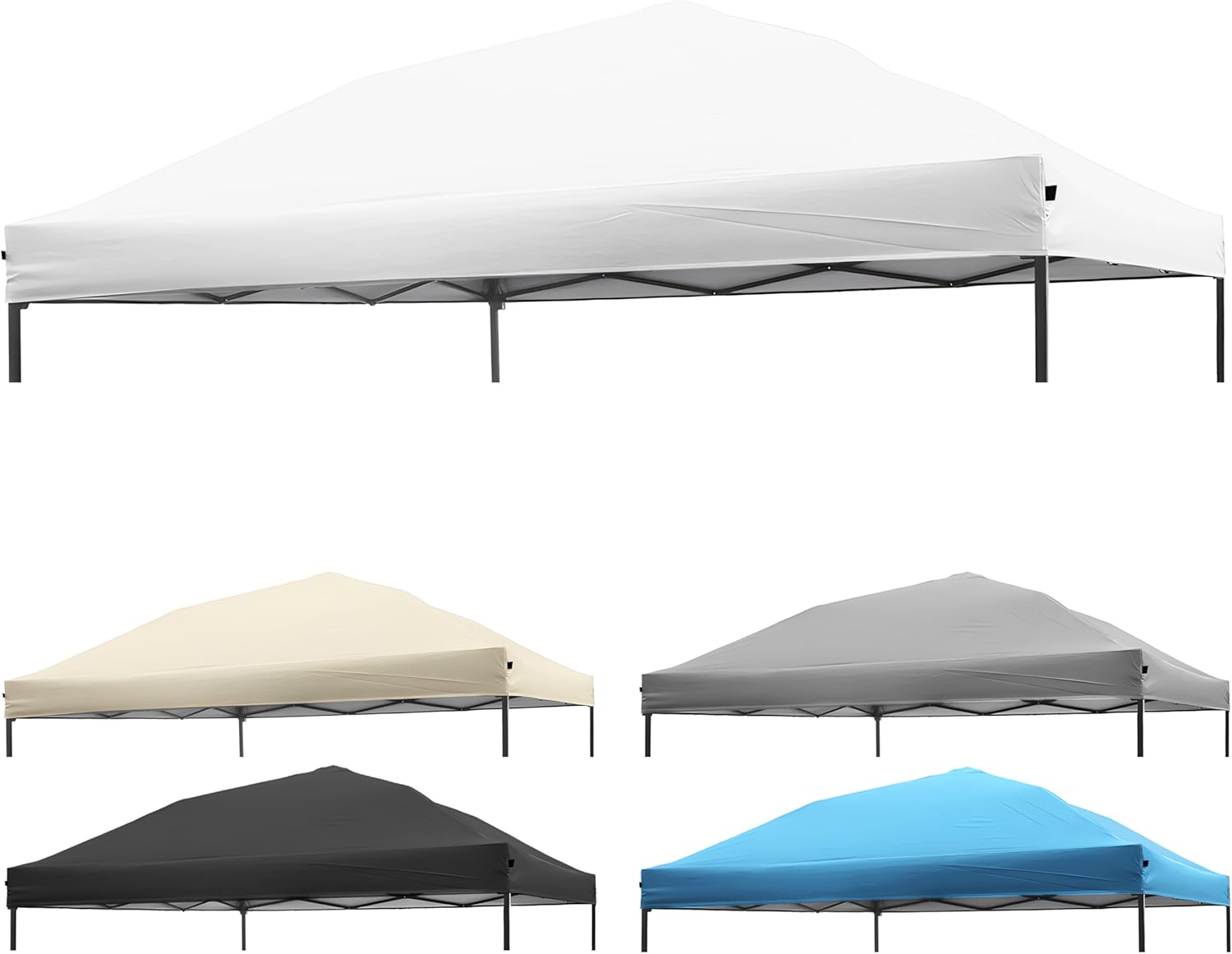 8x8 Canopy Replacement Top for Pop Up Tent - Waterproof Cover