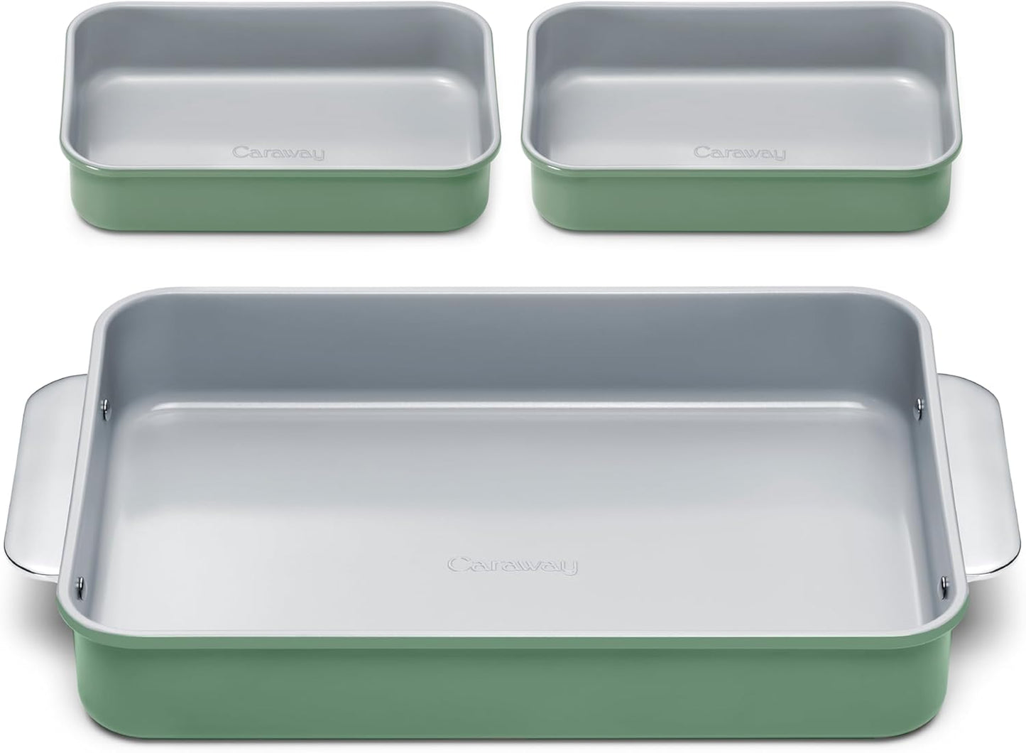 Caraway Nonstick Rectangle Baking Pan Set for Perfect Baking