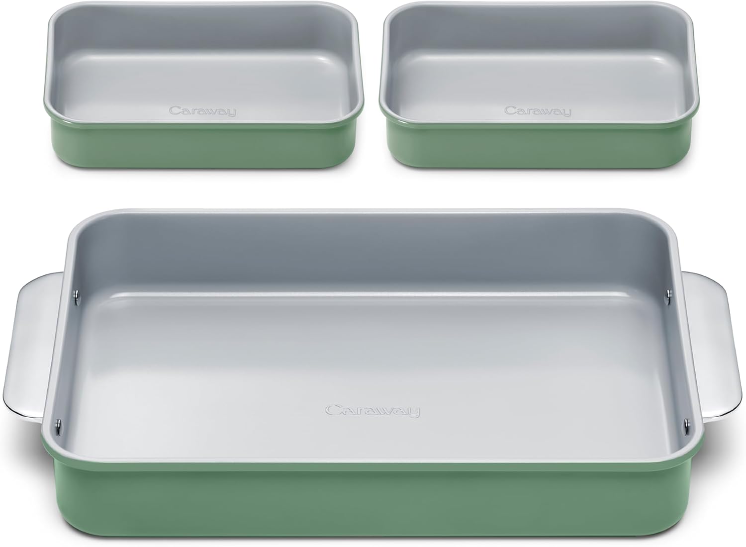 Caraway Nonstick Rectangle Baking Pan Set for Perfect Baking