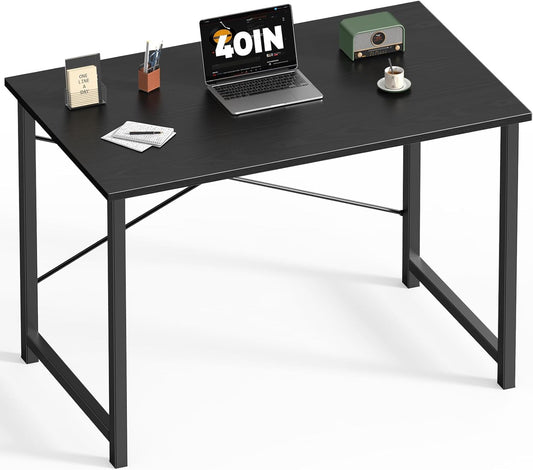 DUMOS 40 Inch Office Small Computer Desk for Home Study Work