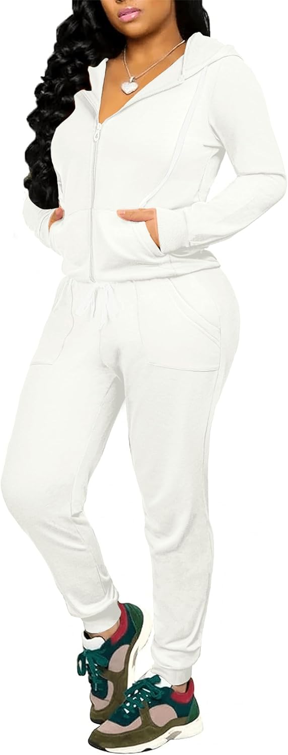 CLOCOR Track Suits for Women - Casual 2 Piece Outfits Set